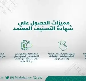 اصدار شهادة تصنيف اعتماد